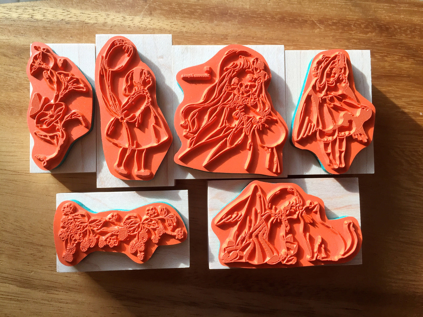 Like Studio - Time rubber stamps (6 designs)