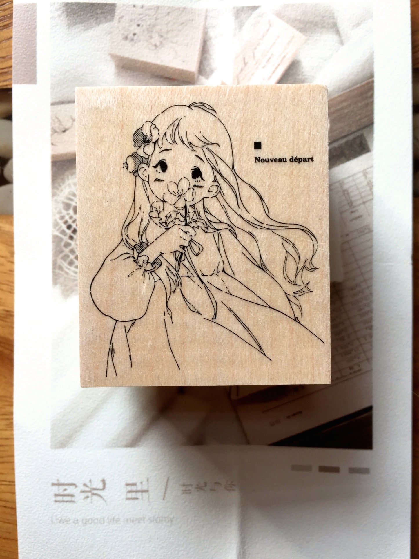 Like Studio - Time rubber stamps (6 designs)