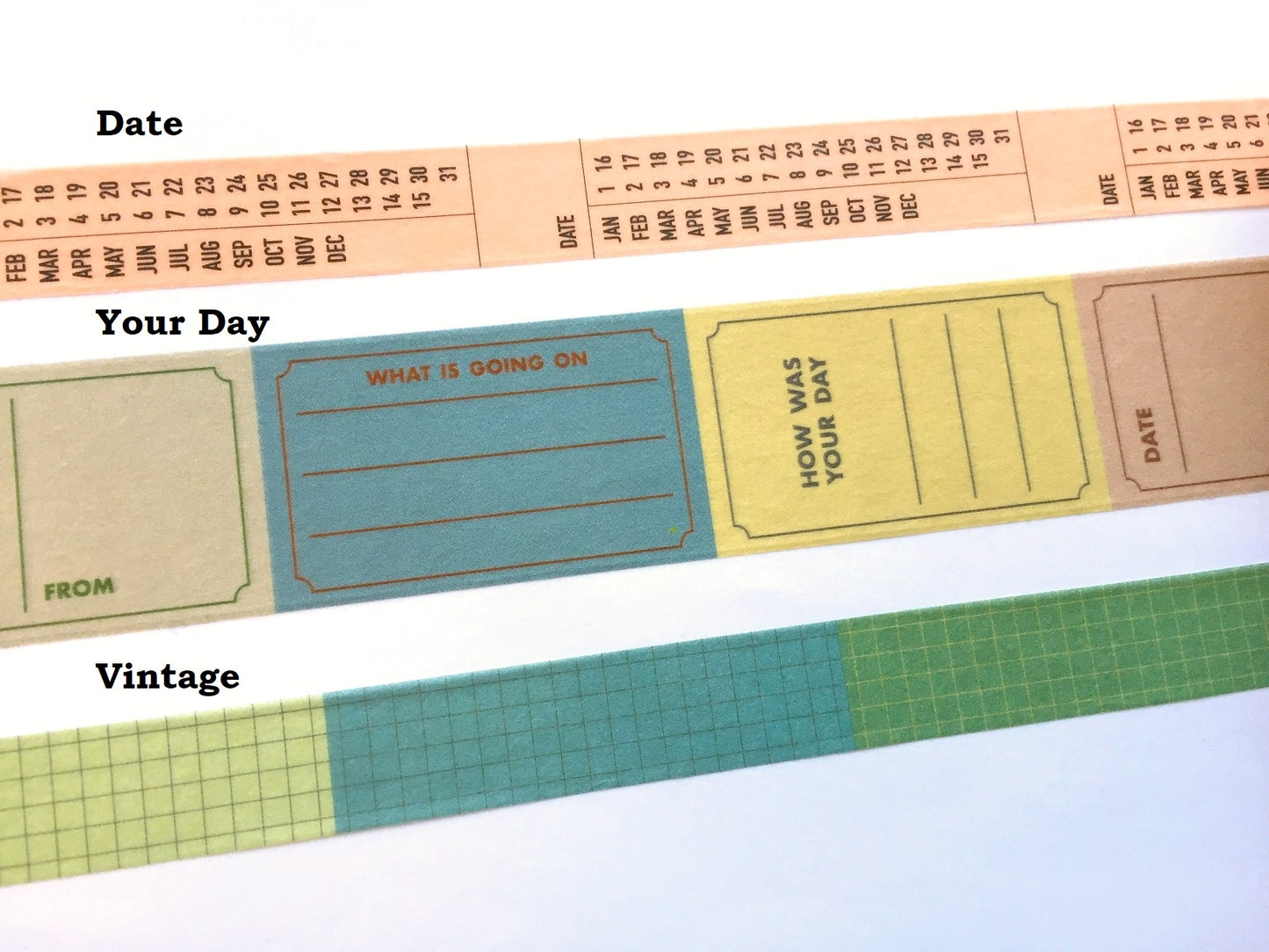 Livework - Life & Pieces Korean planner masking tape SAMPLES