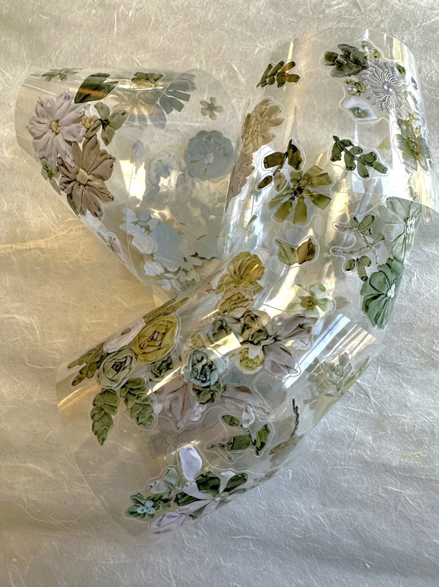 Loidesign - Ribbon Embroidery kiss-cut PET tape (6 cm x 120 cm) SAMPLES | high tariff paid