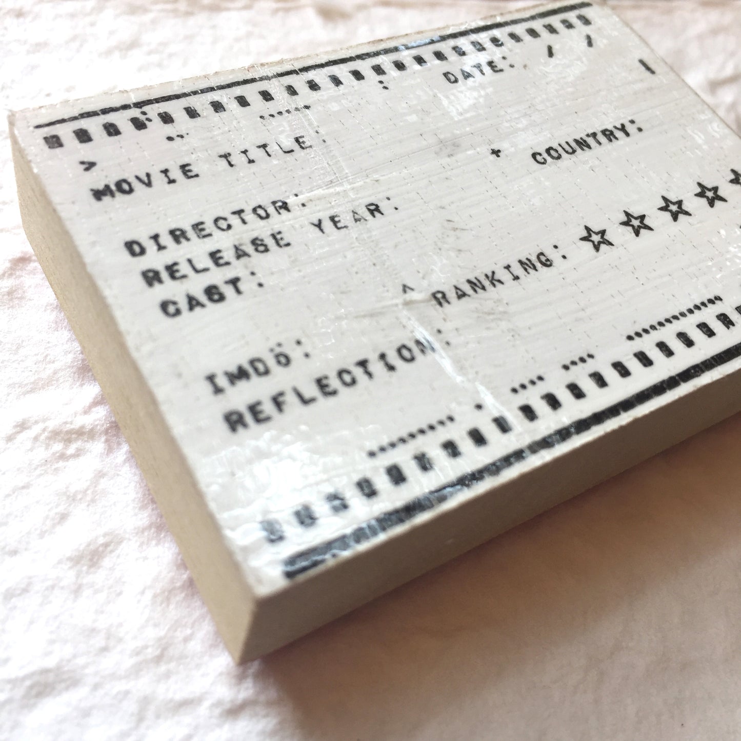 Lulu Chang - Movie Record rubber stamp [Pre-loved]