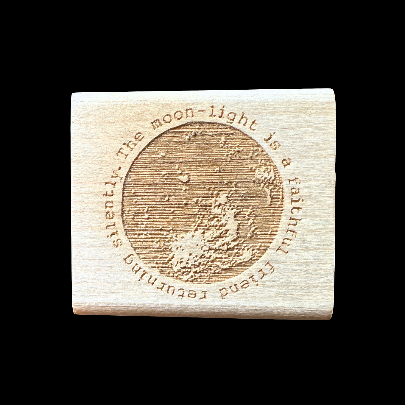 TAOthings Studio - Moonlight Returning rubber stamp