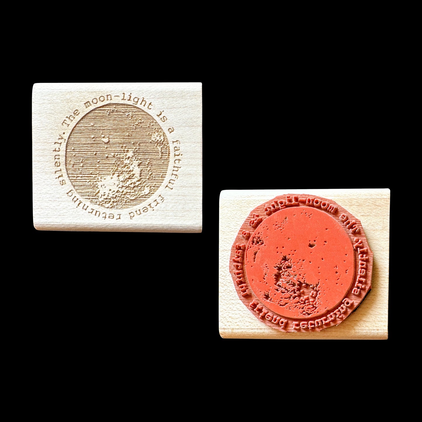 TAOthings Studio - Moonlight Returning rubber stamp