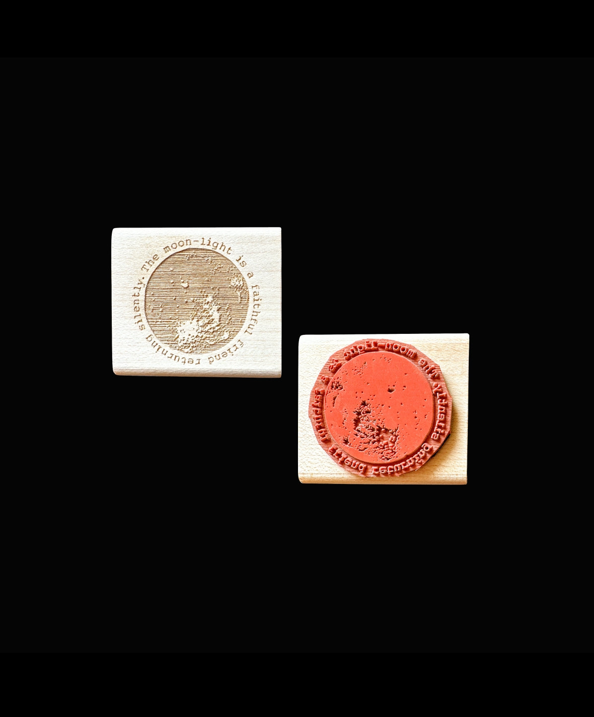TAOthings Studio - Moonlight Returning rubber stamp