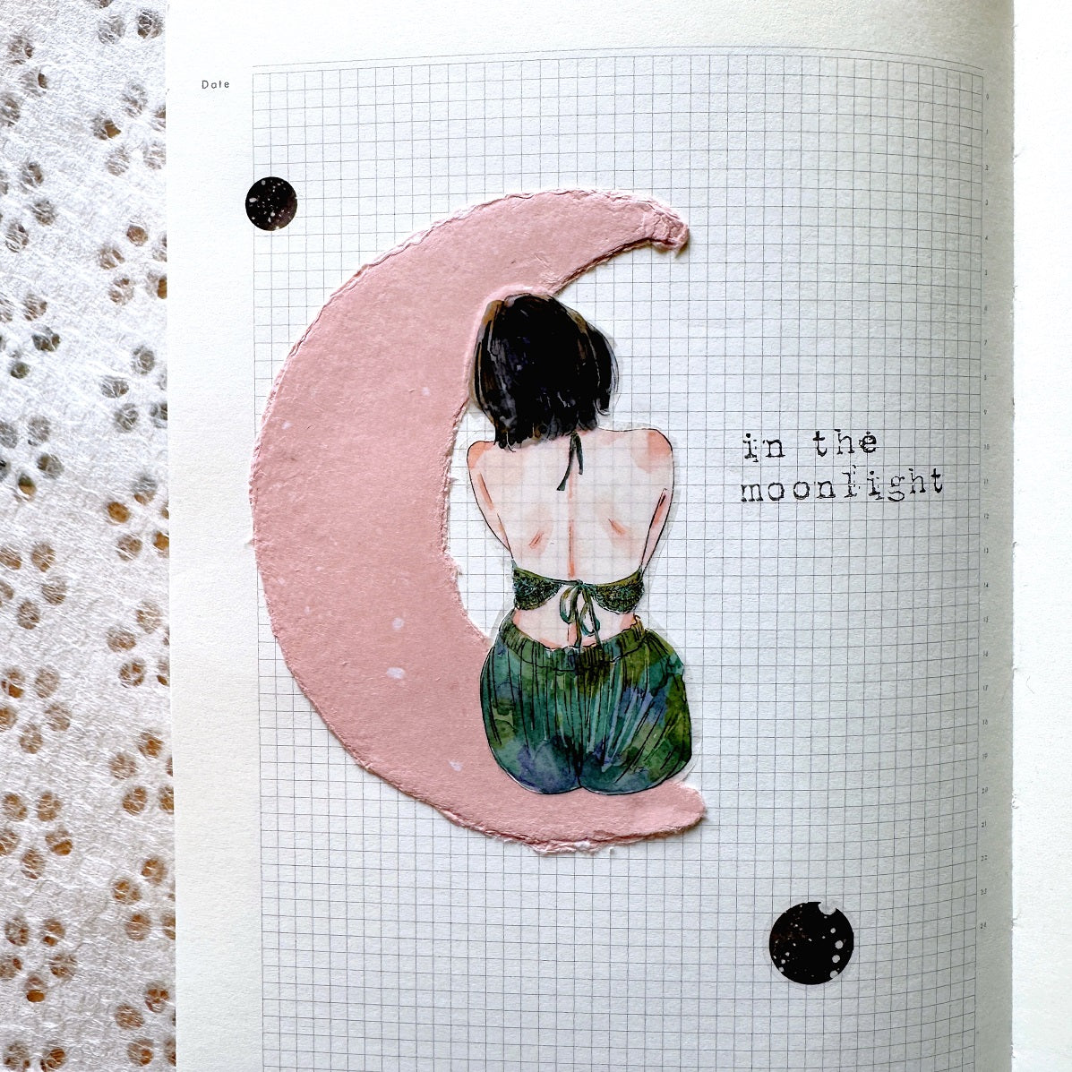 TAOthings Studio - In the Moonlight rubber stamp