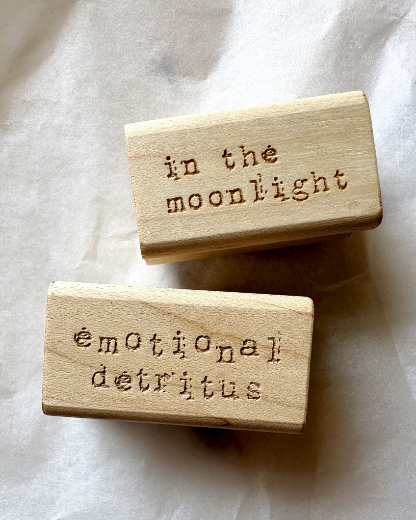 TAOthings Studio - Emotional Detritus rubber stamp