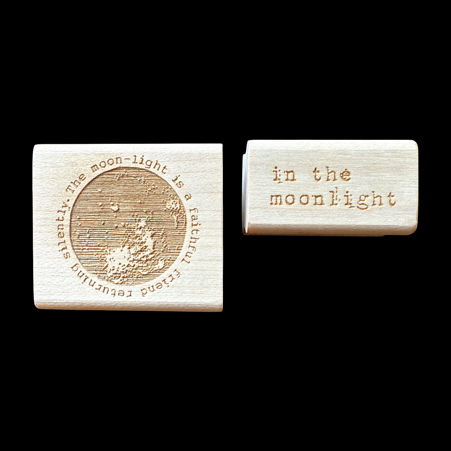 TAOthings Studio - Moonlight Returning rubber stamp