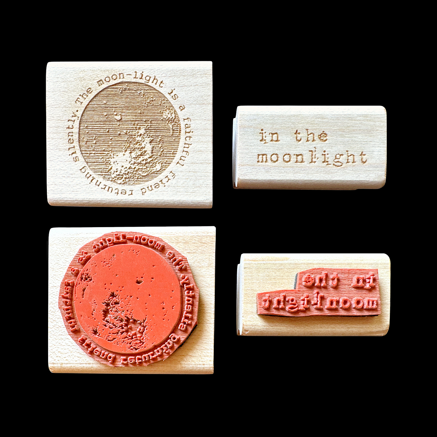 TAOthings Studio - Moonlight Returning rubber stamp