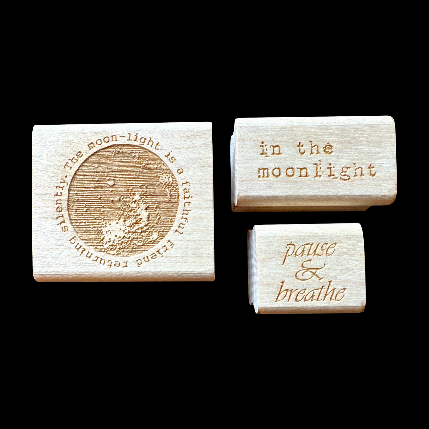 TAOthings Studio - In the Moonlight rubber stamp