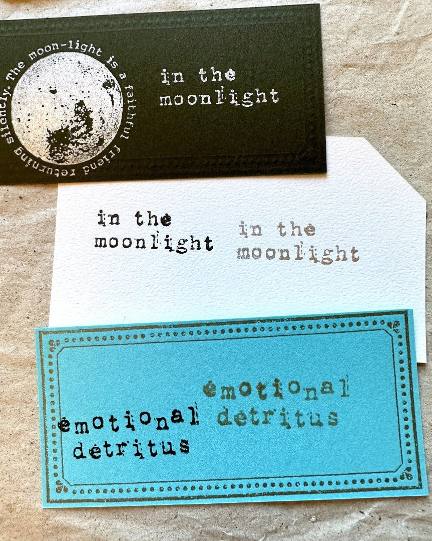TAOthings Studio - Moonlight Returning rubber stamp