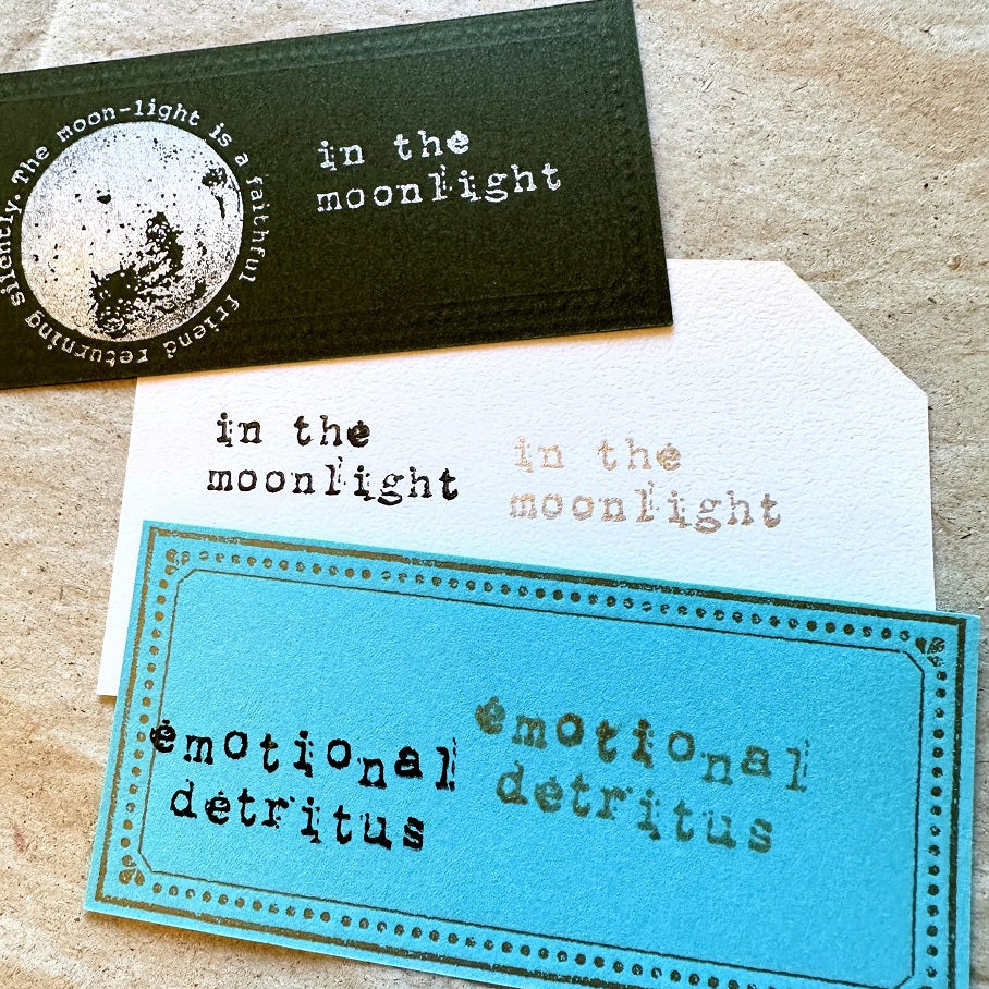 TAOthings Studio - Emotional Detritus rubber stamp