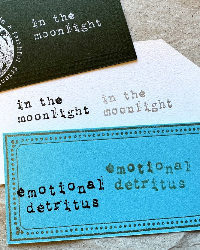 TAOthings Studio - Emotional Detritus rubber stamp