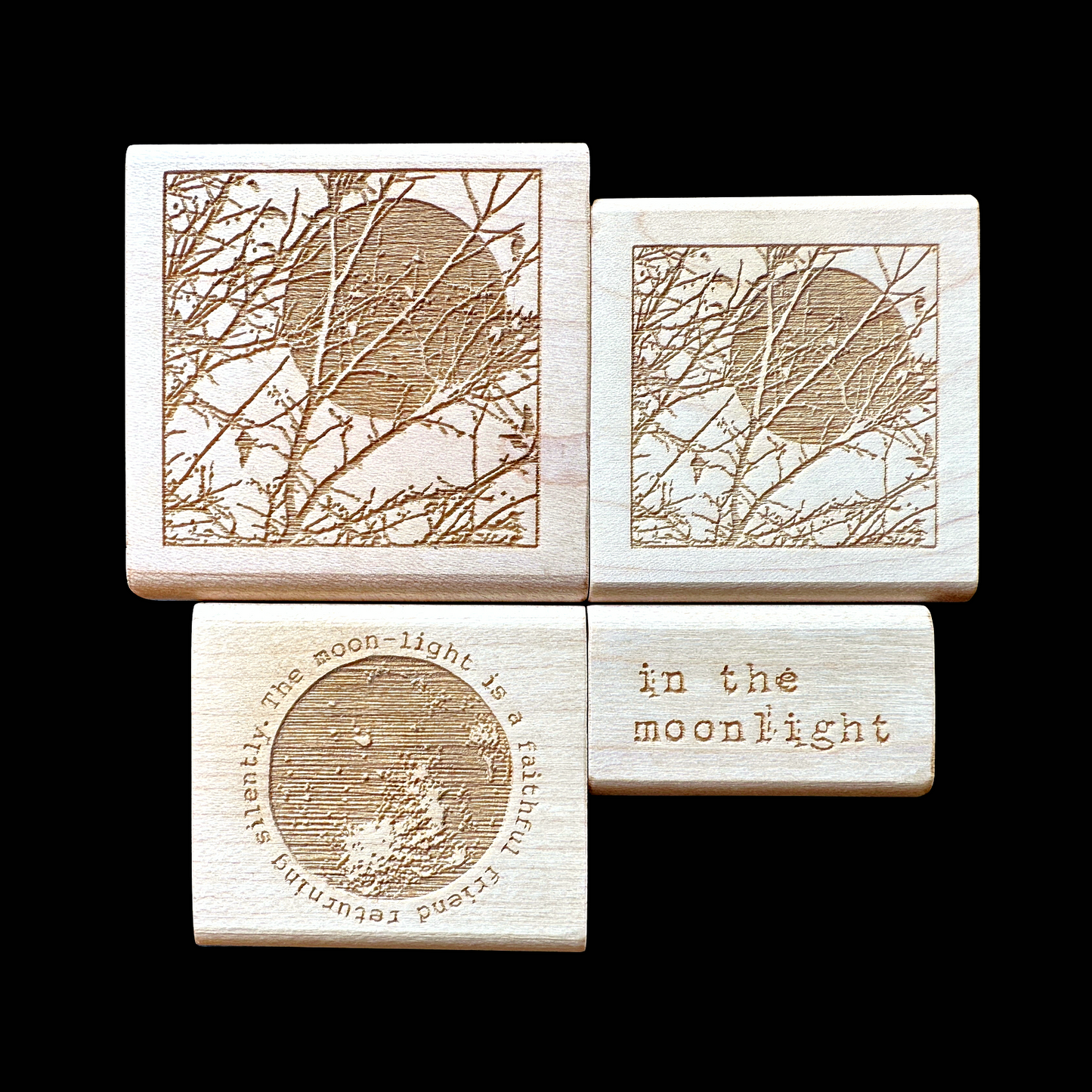 TAOthings Studio - In the Moonlight rubber stamp