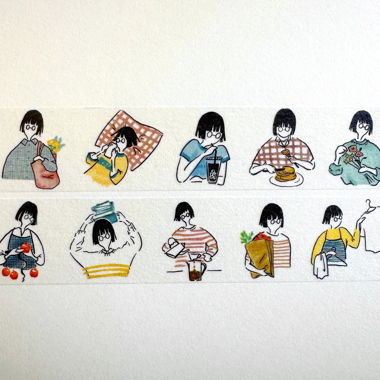 MA7stamp - Lifestyle washi tape SAMPLES