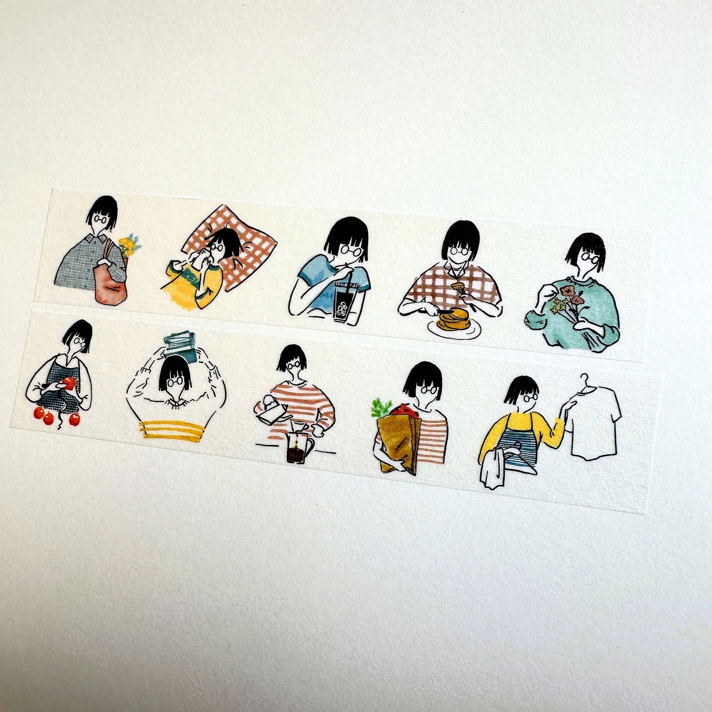 MA7stamp - Lifestyle washi tape SAMPLES