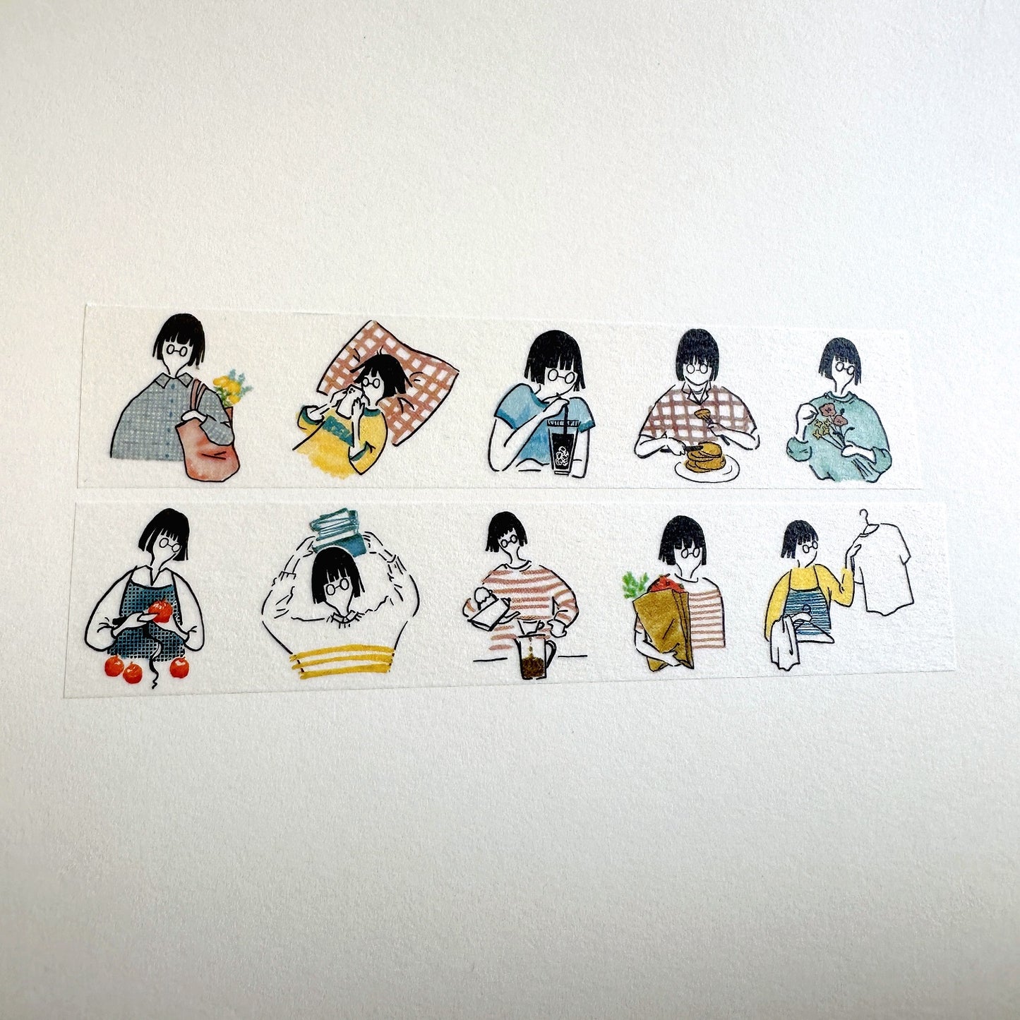 MA7stamp - Lifestyle washi tape SAMPLES