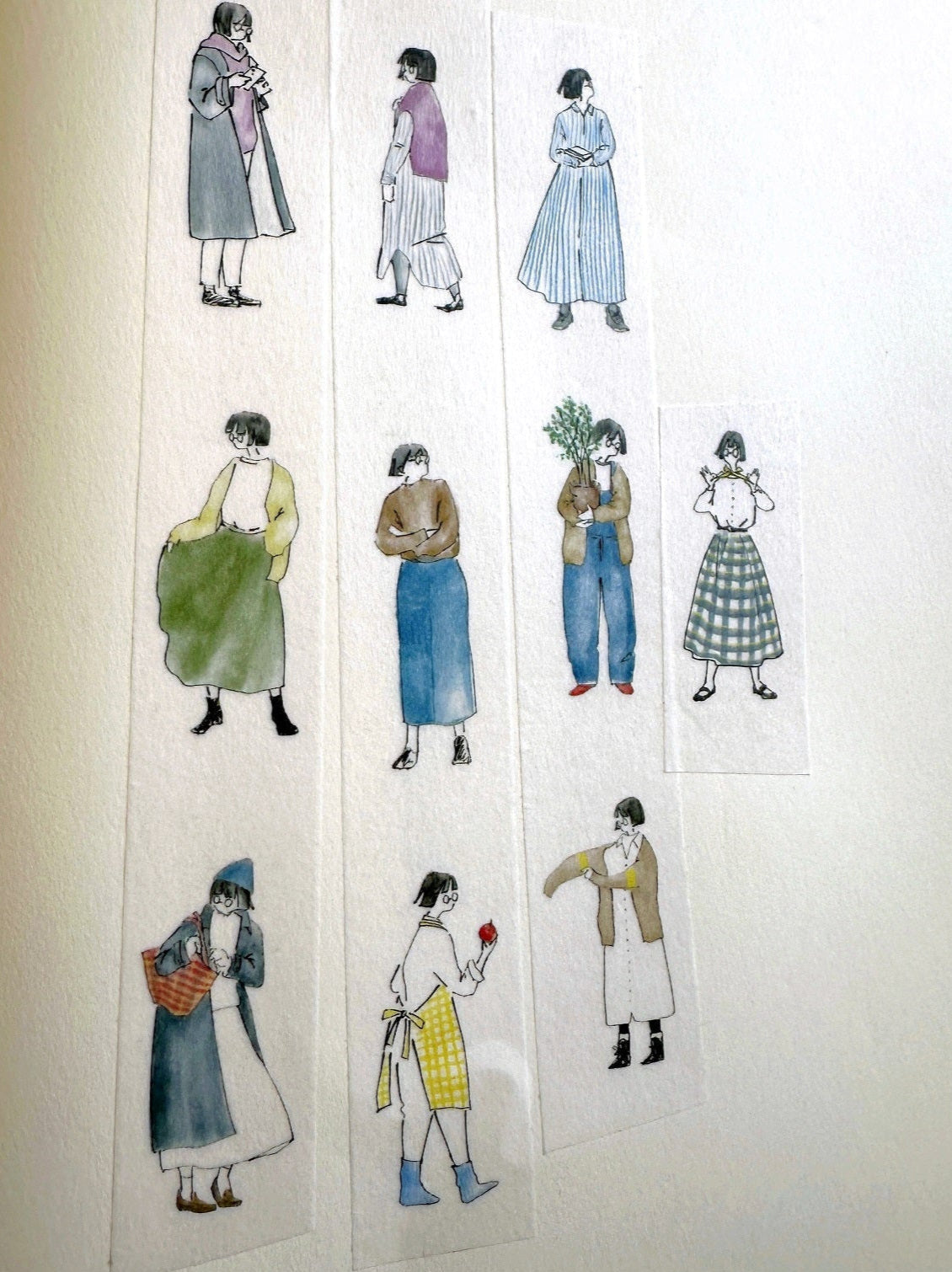 MA7stamp - Fumiko washi tape SAMPLES