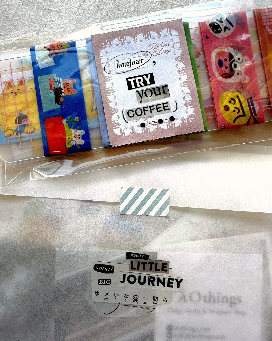 Mr. Eggplants - Little Journey PET tape SAMPLES