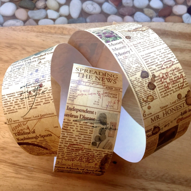 Mr. Eggplants - Newsstand paper tape SAMPLES