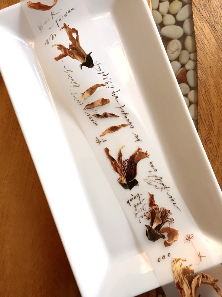 Mr. Eggplants - Kapok Flowers PET tape (4 x 116 cm) SAMPLES
