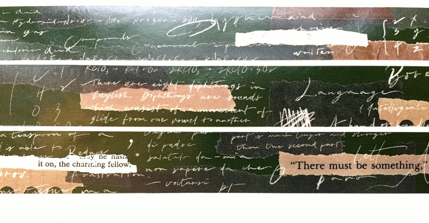 Mr. Eggplants - Self-Study washi tape SAMPLES