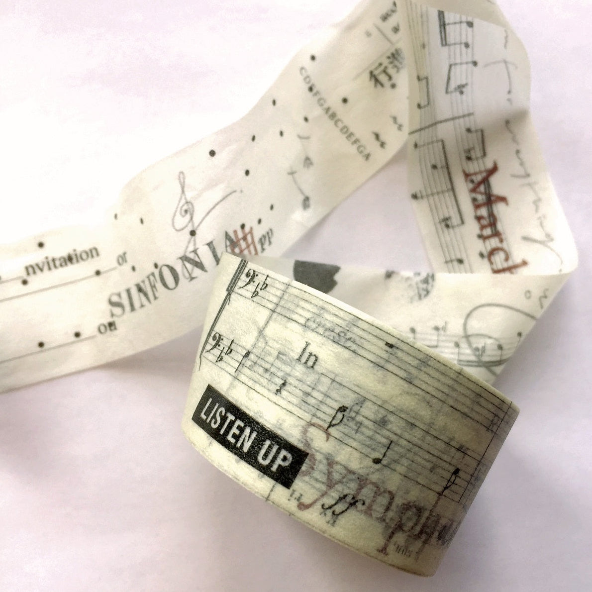 Mr. Eggplants - March washi tape (2.5 x 90 cm) SAMPLES