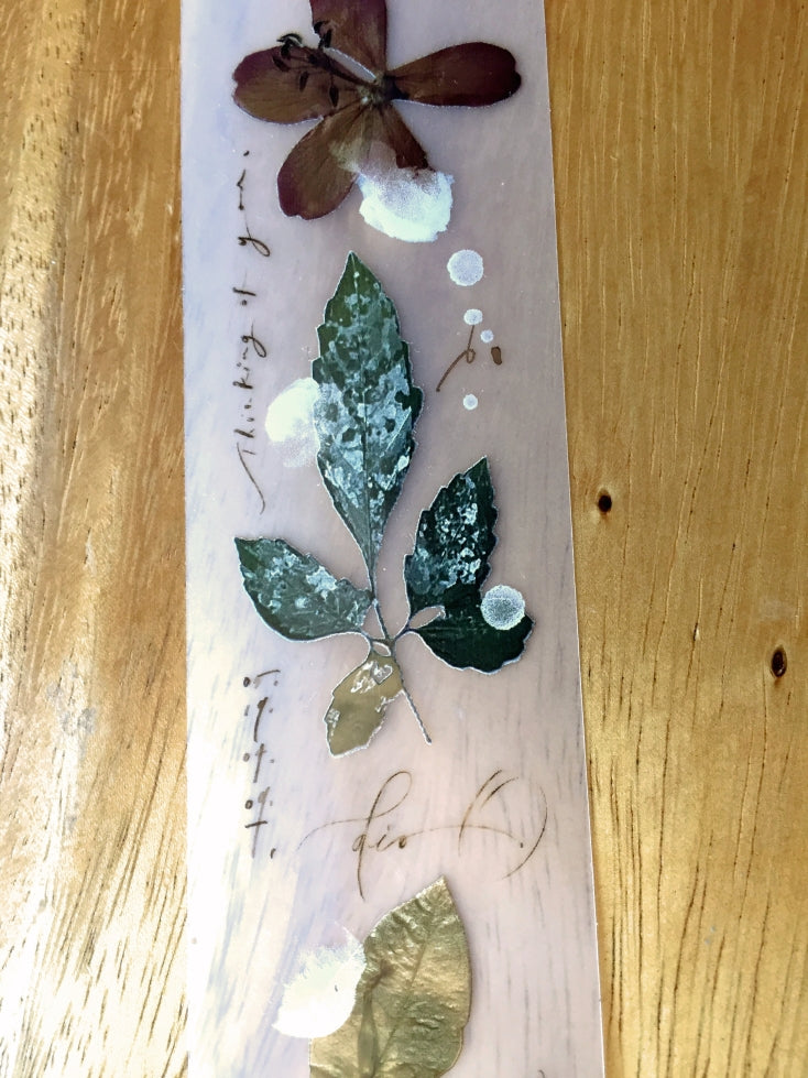 Mr. Eggplants - Old Leaves PET tape SAMPLES
