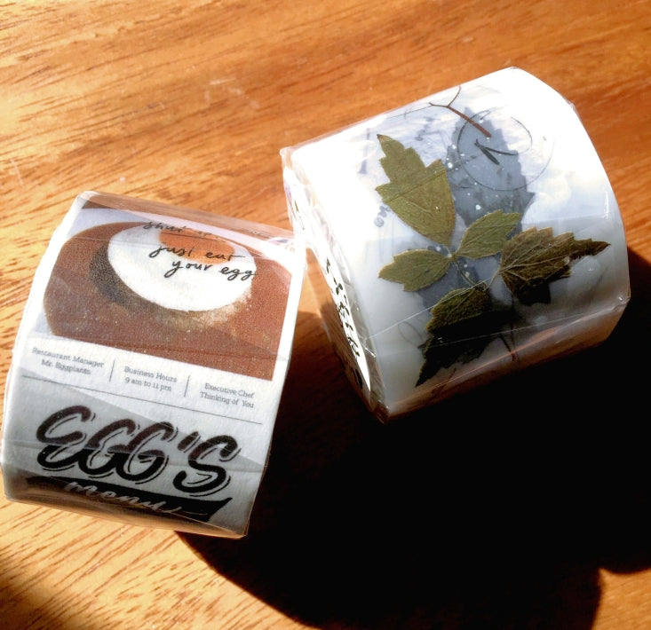 Mr. Eggplants - Old Leaves PET tape SAMPLES