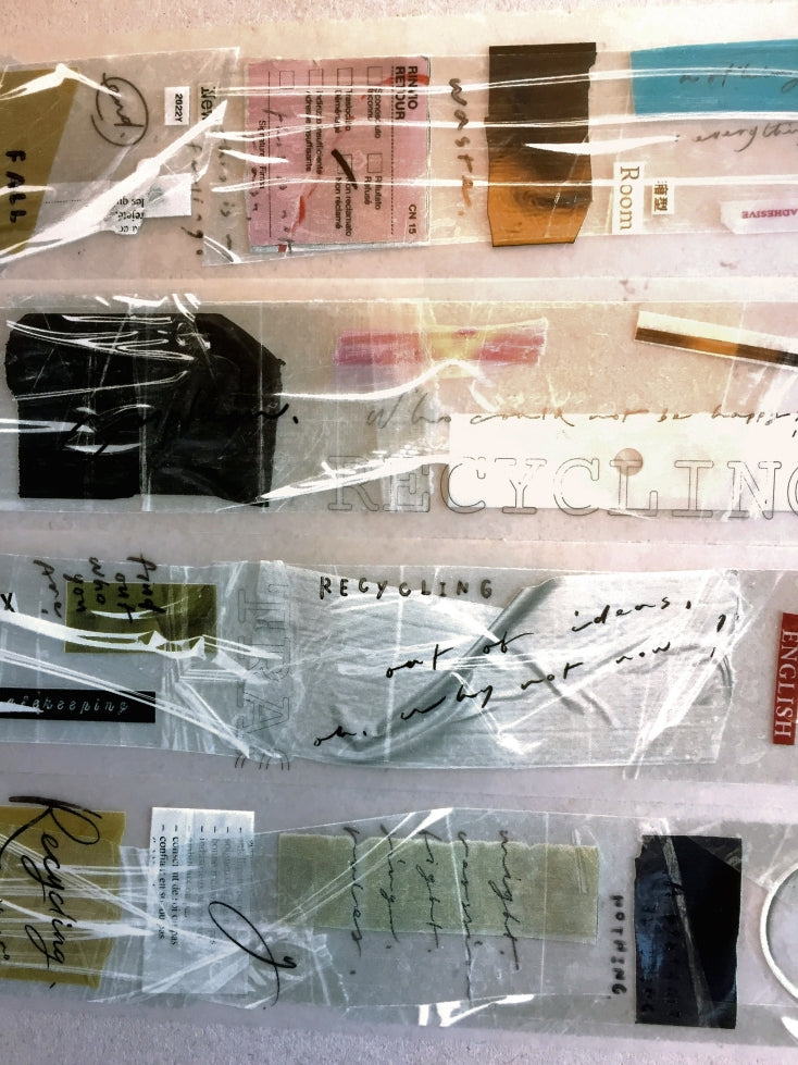 Mr. Eggplants - Recycling PET tape SAMPLES
