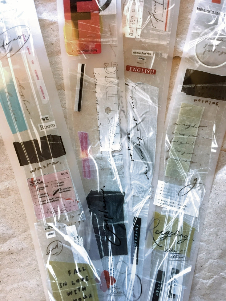 Mr. Eggplants - Recycling PET tape SAMPLES
