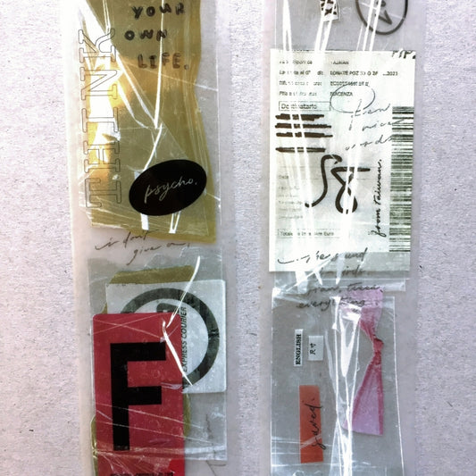 Mr. Eggplants - Recycling PET tape SAMPLES