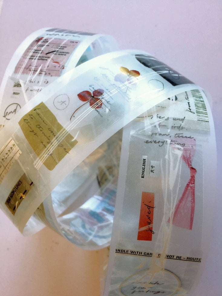 Mr. Eggplants - Recycling PET tape SAMPLES