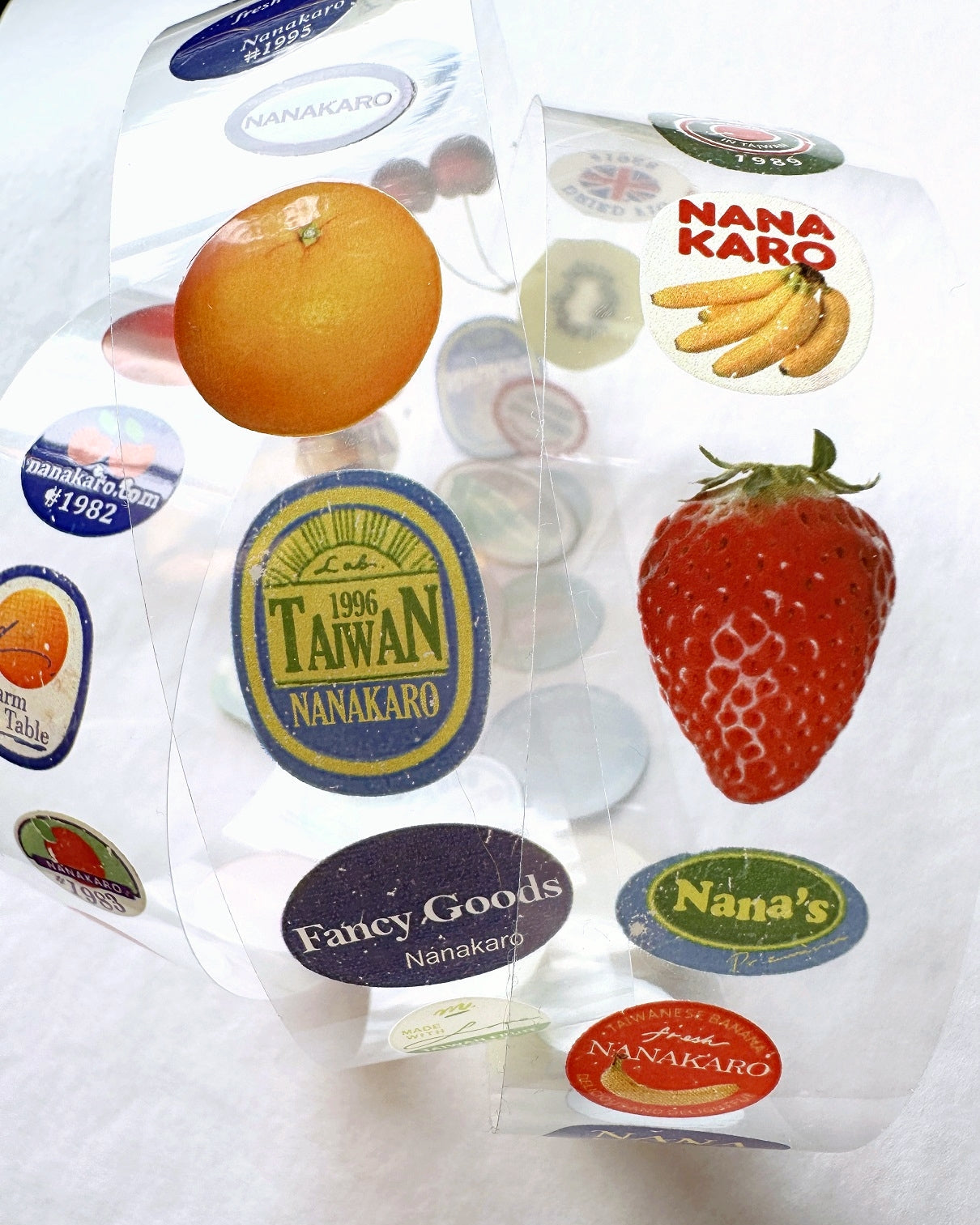 Mr. Eggplants - Fruit Labels! PET tape SAMPLES