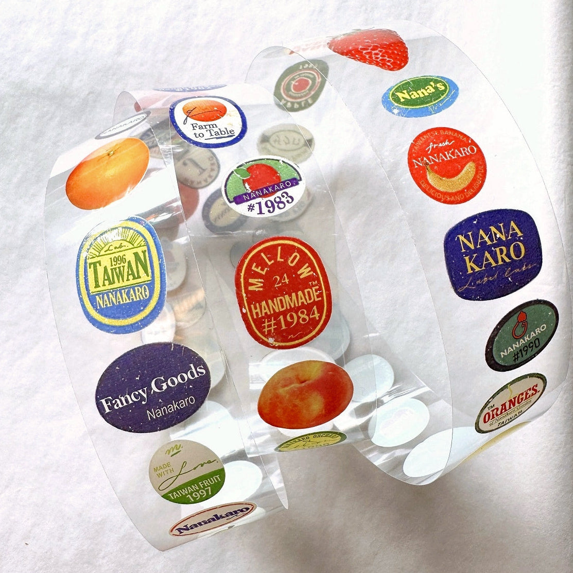 Mr. Eggplants - Fruit Labels! PET tape SAMPLES