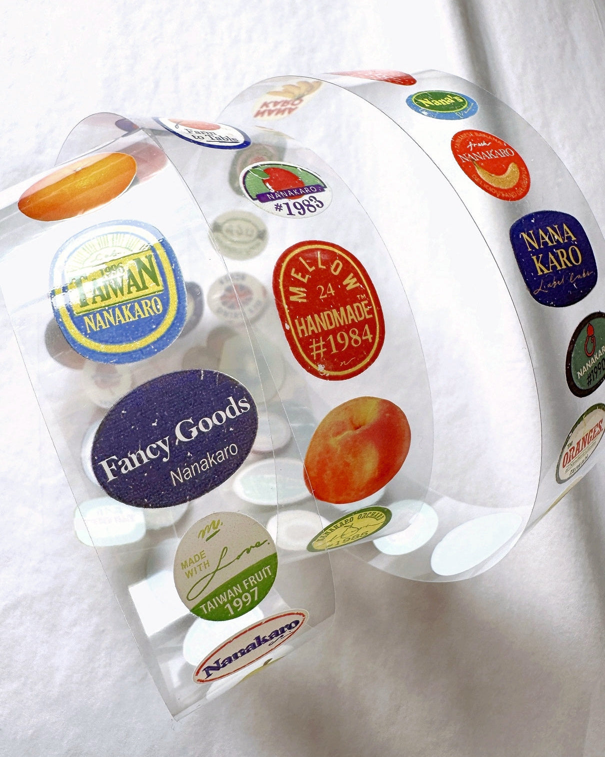 Mr. Eggplants - Fruit Labels! PET tape SAMPLES