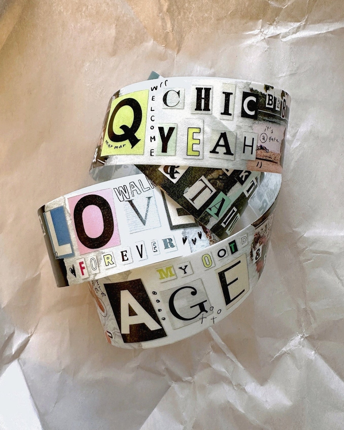Mr. Eggplants - Peekaboo washi tape SAMPLES