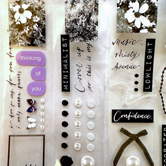 Mr. Eggplants - Pearls PET tape SAMPLES