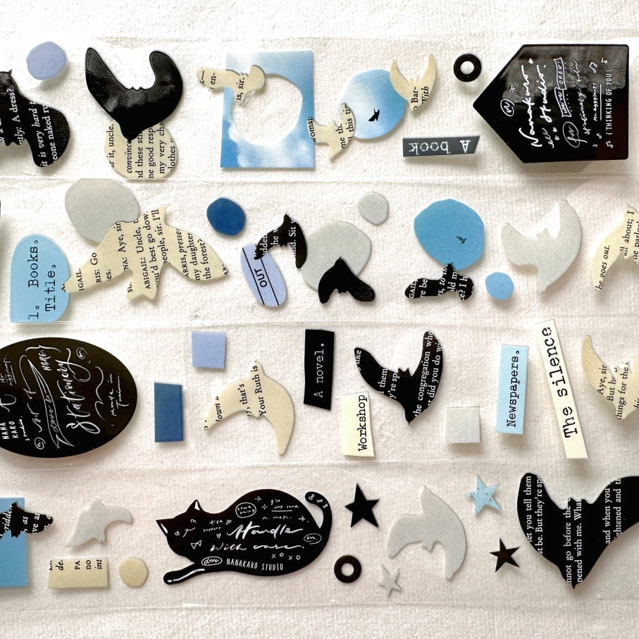Mr. Eggplants - Paper Birds PET tape SAMPLES