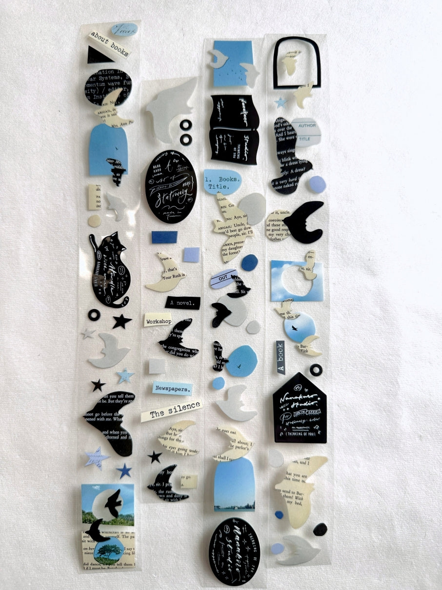 Mr. Eggplants - Paper Birds PET tape SAMPLES