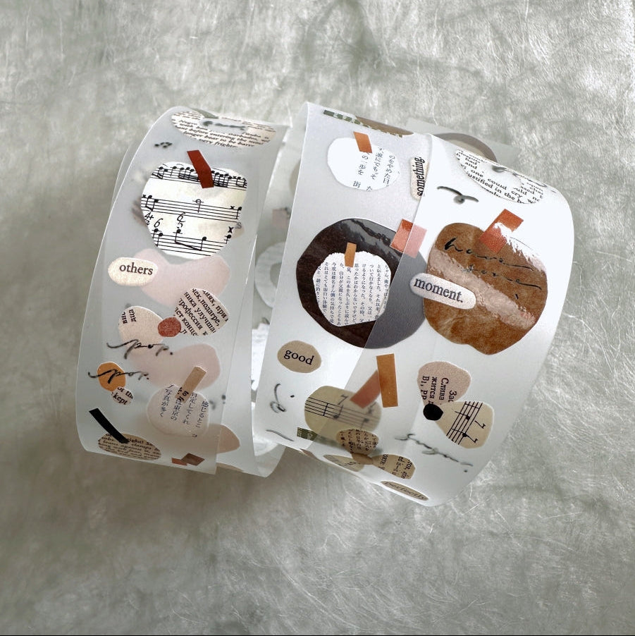 Mr. Eggplants - Plate in the Garden PET tape SAMPLES