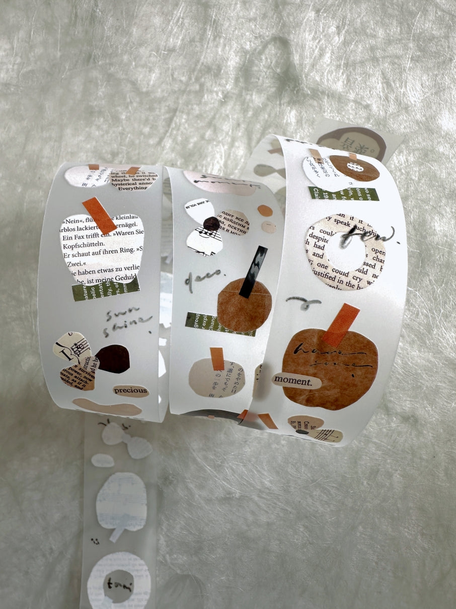 Mr. Eggplants - Plate in the Garden PET tape SAMPLES