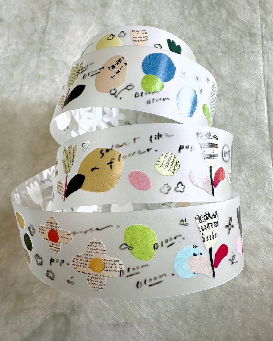 Mr. Eggplants - Sugary Flowers PET tape SAMPLES