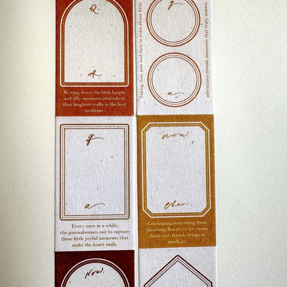 Mr. Eggplants - Now and Then sticky memo roll SAMPLES