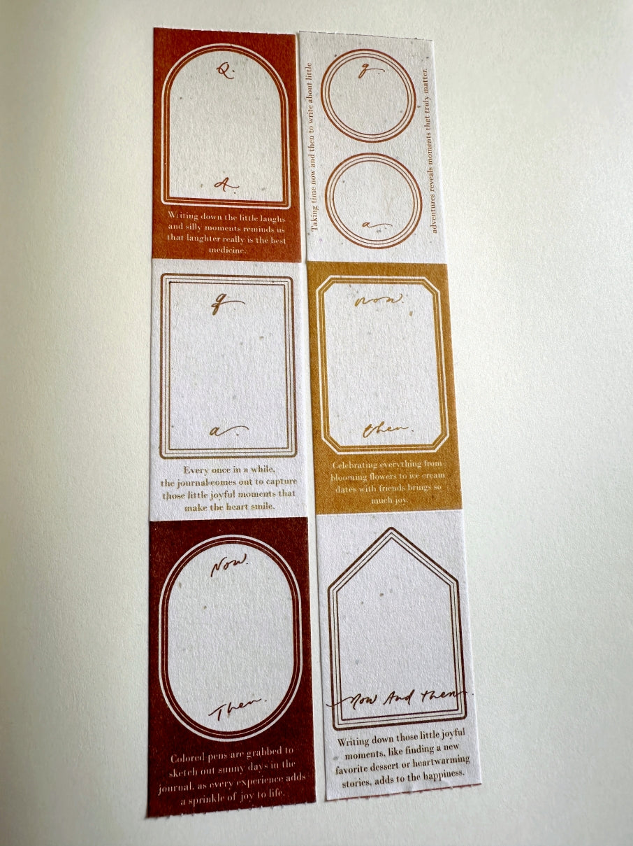 Mr. Eggplants - Now and Then sticky memo roll SAMPLES