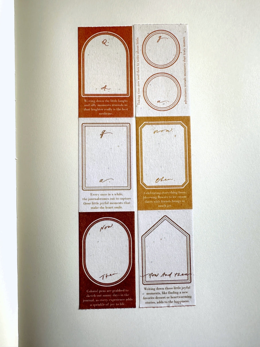 Mr. Eggplants - Now and Then sticky memo roll SAMPLES