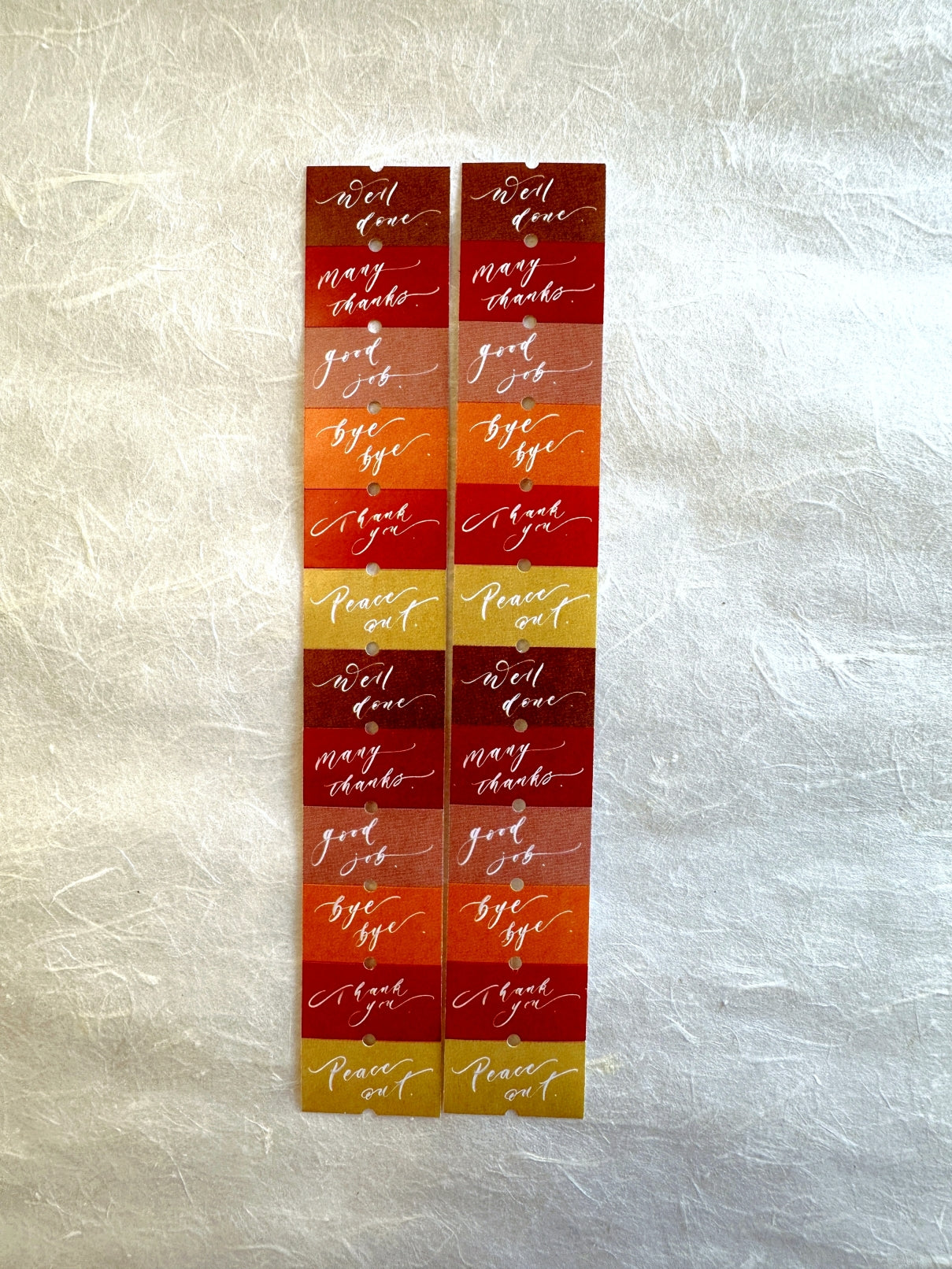 Mr. Eggplants - Nice Words label sticker roll SAMPLES