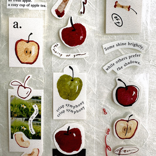 Mr. Eggplants - Apple Tea PET tape SAMPLES