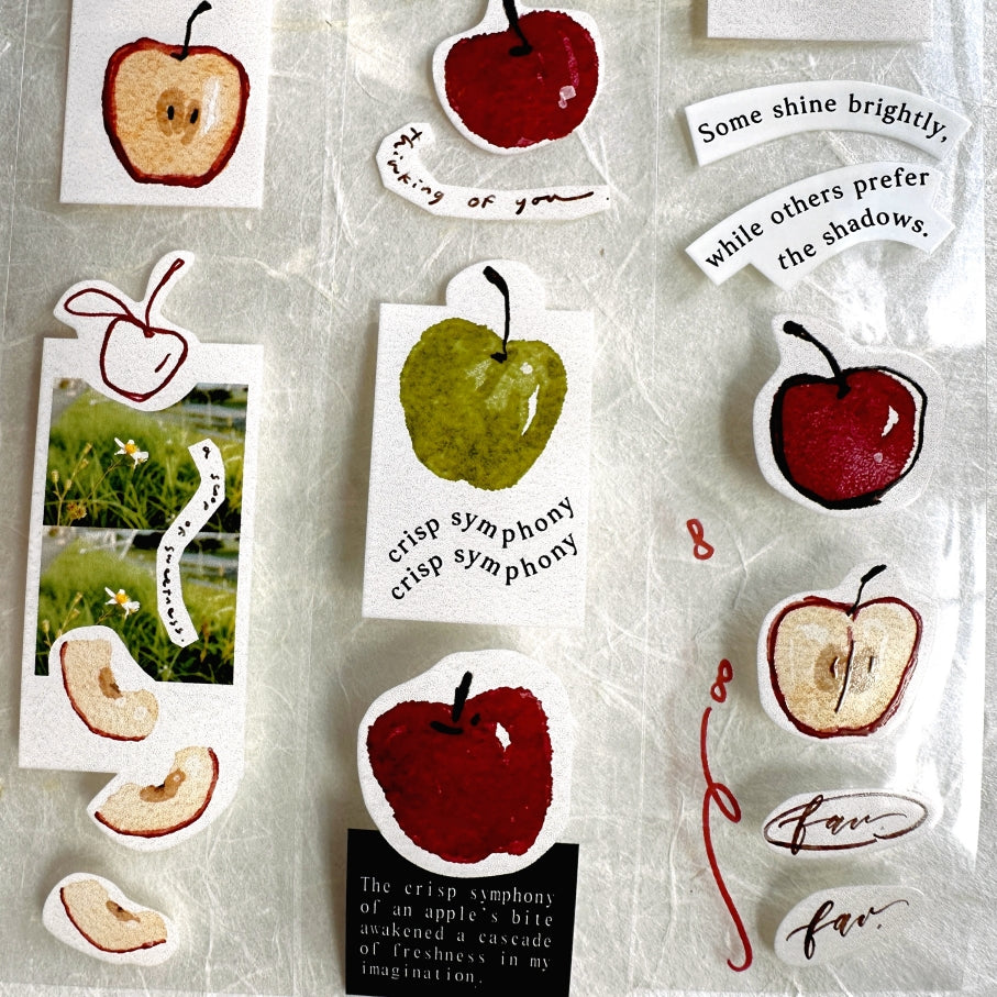 Mr. Eggplants - Apple Tea PET tape SAMPLES