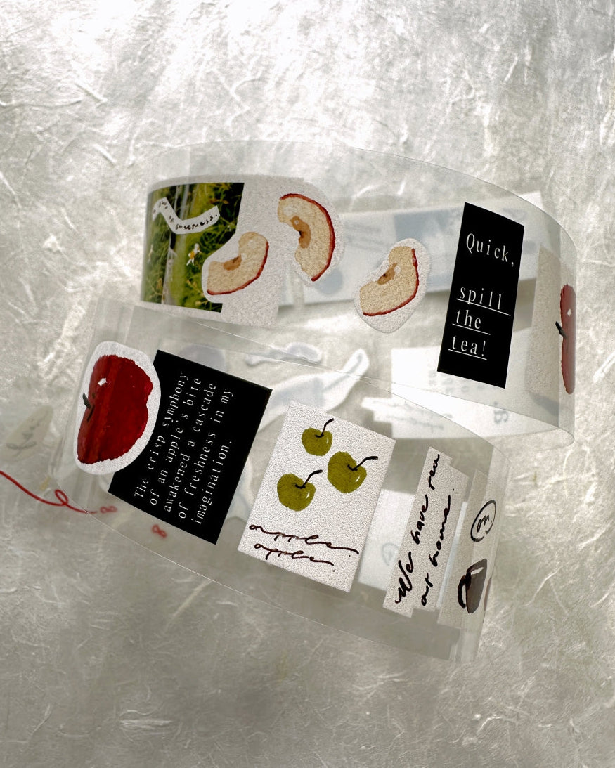 Mr. Eggplants - Apple Tea PET tape SAMPLES