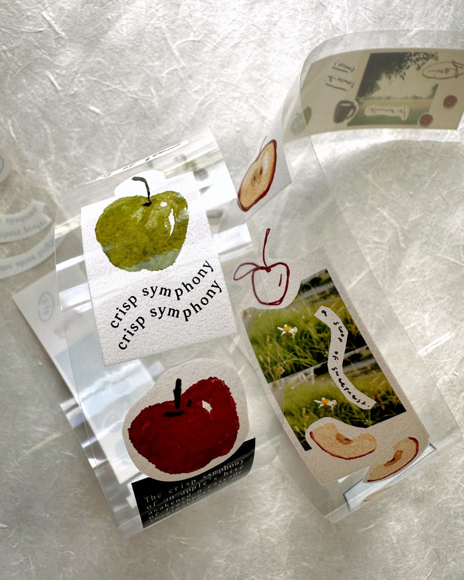 Mr. Eggplants - Apple Tea PET tape SAMPLES